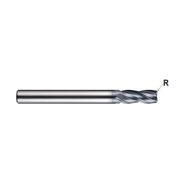 YG1-SEME0108010 -  - 4G Mill 4 Flute 30 Degree Helix Corner Radius End Mill