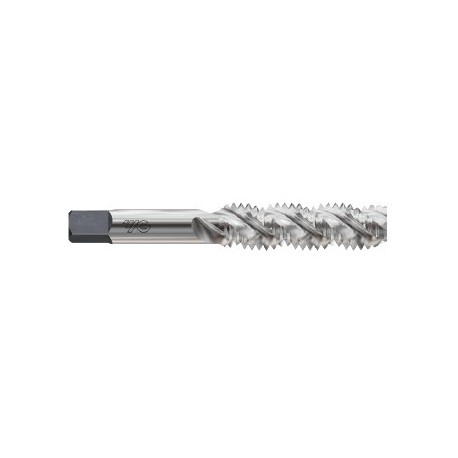 YG1-T7A96423 - 1/4-28UNF H3 63.5L - 3 Flute Hss Spiral Fluted Plug Bright Finish Tap For General Purpose