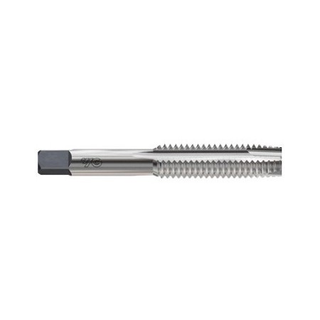 YG1-T7B17420 - M10 x 1.5 +.127MM 74.0L - 3 Flute Hss Spiral Pointed Plug Style Oversize Bright Finish Tap - Metric
