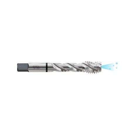 YG1-T8315 - M6 x 1.0 D5 - Hss-Ex Combo Modi Spiral Flute Tap Internal Coolant Bright Finish