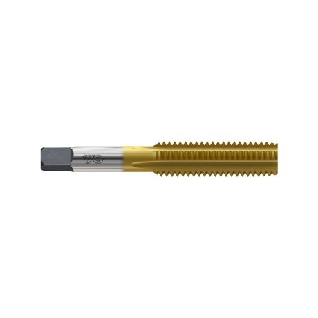 YG1-T8315207 - M3-0.5 D3 - 3 Flute Hss Plug Style Tin Coated Hand Tap - Metric