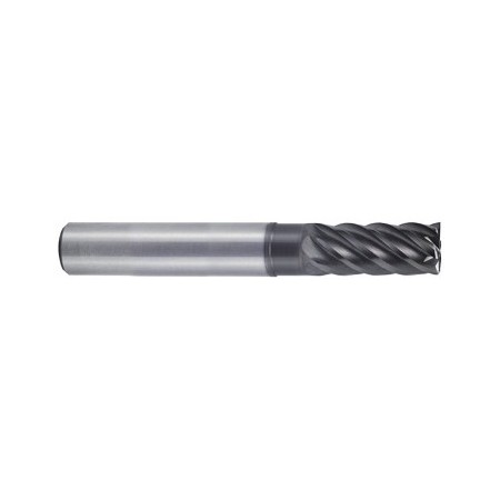 YG1-UGMH08905 - 3/8 x 3/8 x 1/2 x 4-1/8 x 6 - V7 Plus A 6 Flute 45 Degree Helix Square Extended Neck End Mill