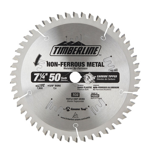 Timberline 185-505 TIMBRLIN 7-1/4X50T TCG 5/8 BOR