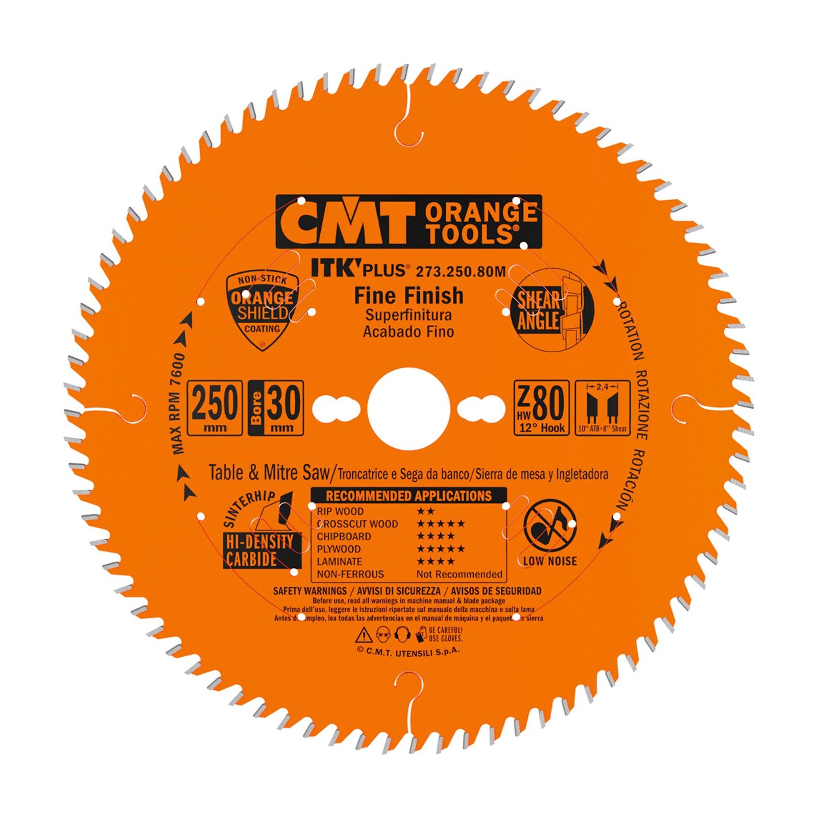 CMT 273.160.56H - SAW BLADE FOR CORDLESS ITK PLUS 160 x T56 BORE 20MM