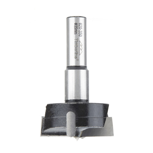Timberline 620-350 35mm C/T Right Hand Hinge Bit 57mm OAL 10mm Shank