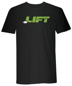 LIFT CORP T-Shirt Black - 2XL