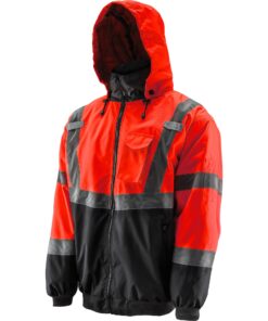 LIFT Viz-Pro Bomber Jacket (Hi-Viz Orange/Black)