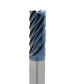 Onsrud EMC700159 Solid Carbide end mill 7FL 1/1 x 2 x 5 OAL 0.190 CR For ISO S, ISO M, Titanium, Stainless Steel, 1/1 Shank, ESG Coated