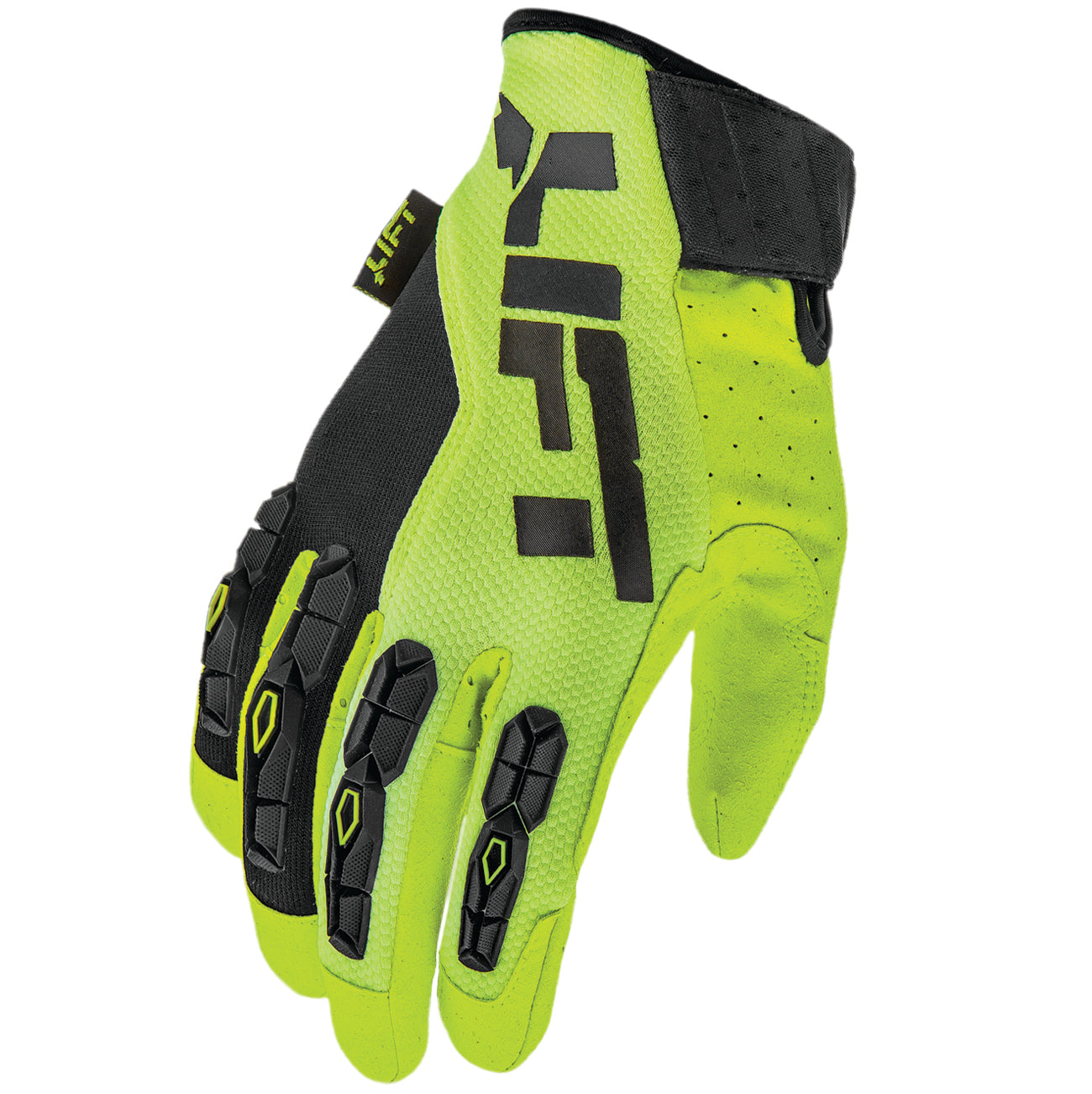 GRUNT Glove (Hi-Viz)- Synthetic Leather with TPR Guards