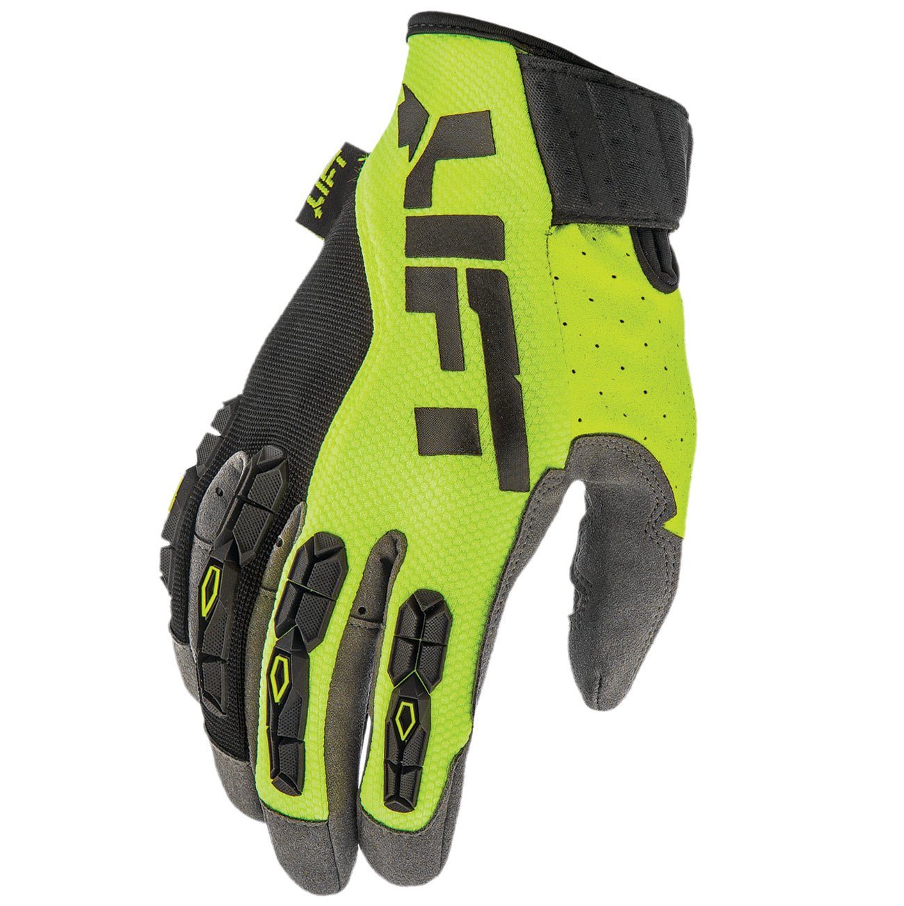 HANDLER Glove (Hi-Viz)- Dual Layer Fused Silicone Palm/Fingers