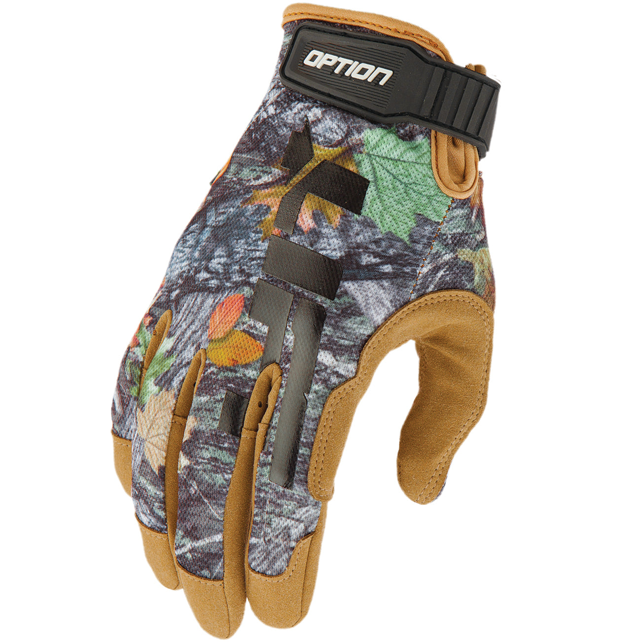 OPTION Glove (Camo)- Synthetic Leather with Air Mesh