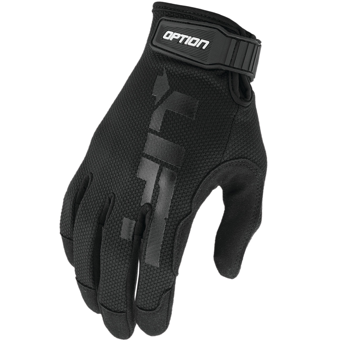OPTION Glove (Black)- Synthetic Leather with Air Mesh