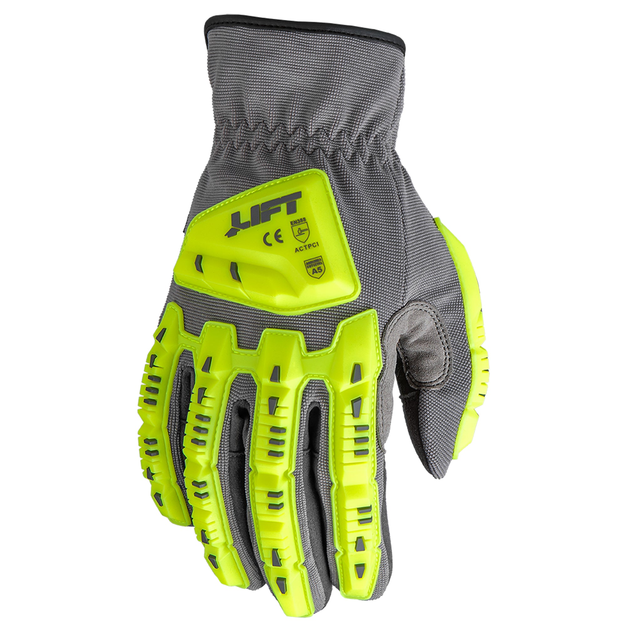 SDS-1250 Impact Glove (Green/Grey Synthetic)