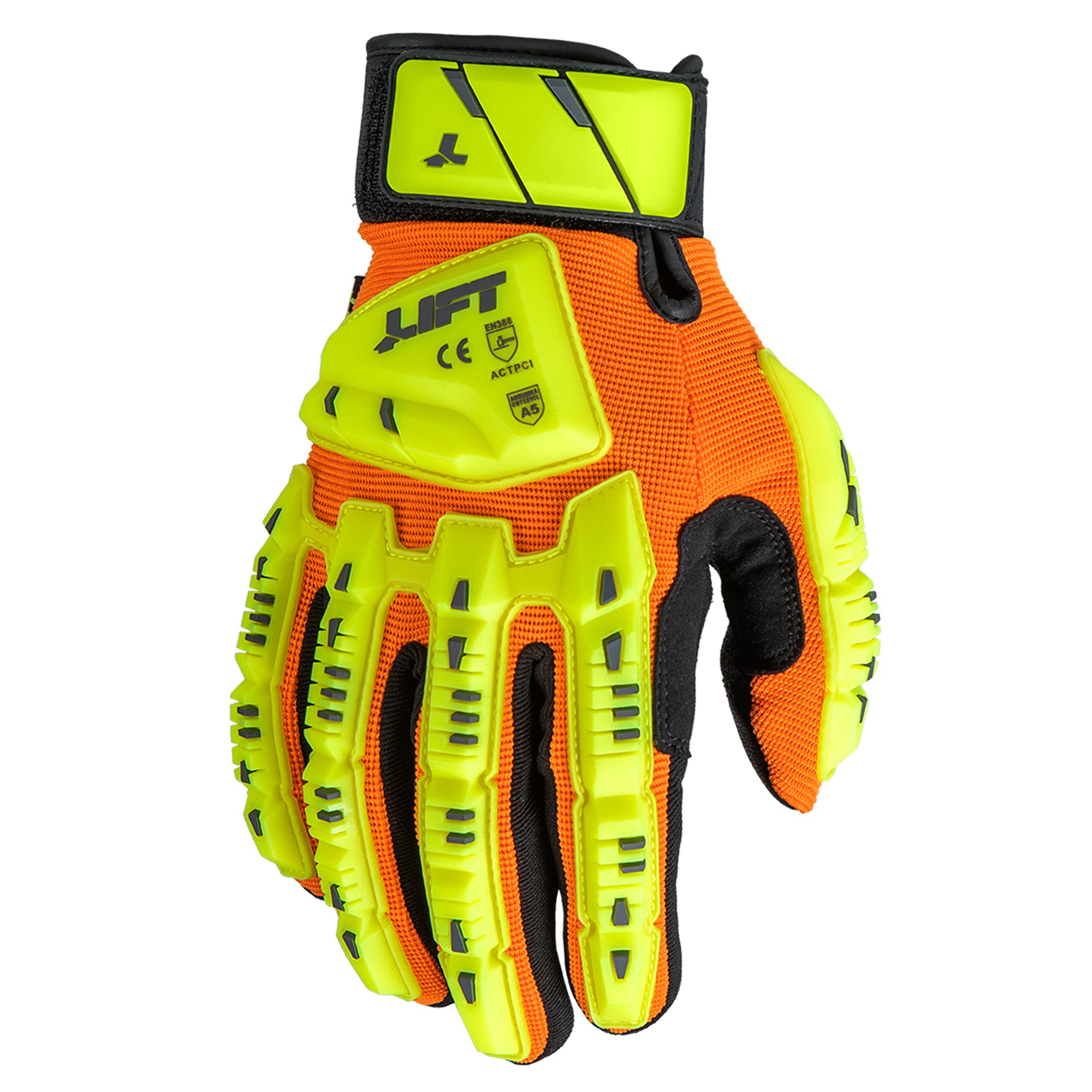 SDS-1100 Impact Glove (Orange/Black Synthetic)