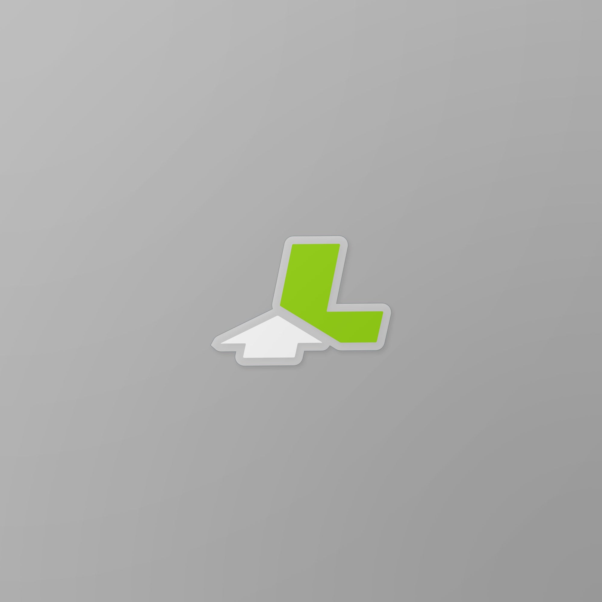 LIFT ICON STICKER GRN - INDIVIDUAL