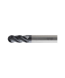 YG1-G9J50008N - 1/8 x 1/8 x 1/2 x 2 - Ygbasix 4 Flutes 37Deg. Helix Ball E/M(X-Coating)