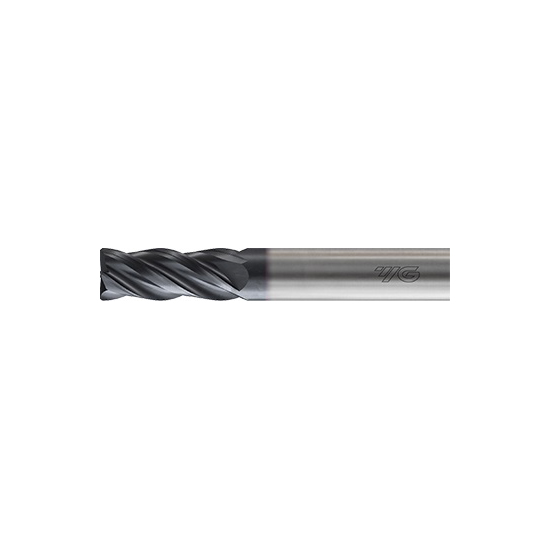YG1-G9J53924N - 5/8(R.060) x 5/8 x 2-1/4 x 4-1/2 - Ygbasix 4 Flutes 37Deg. Helix Corner Radius E/M(X-Coating)