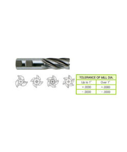 YG1-70297 - 1/4 x 3/8 x 5/8 x 2-7/16 - 3 Flute Regular Length Fine Pitch Rougher 8% Cobalt