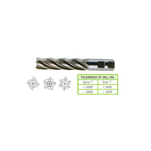 YG1-71321 - 1/2 x 1/2 x 2 x 4 - 4 Flute Long Length Fine Pitch Rougher 8% Cobalt