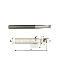 YG1-ZRT1001 - 10 x 12 x 8.6 x 13 x 25 x 100 - I-Xmill Regular Taper Neck Corner Radius Holder