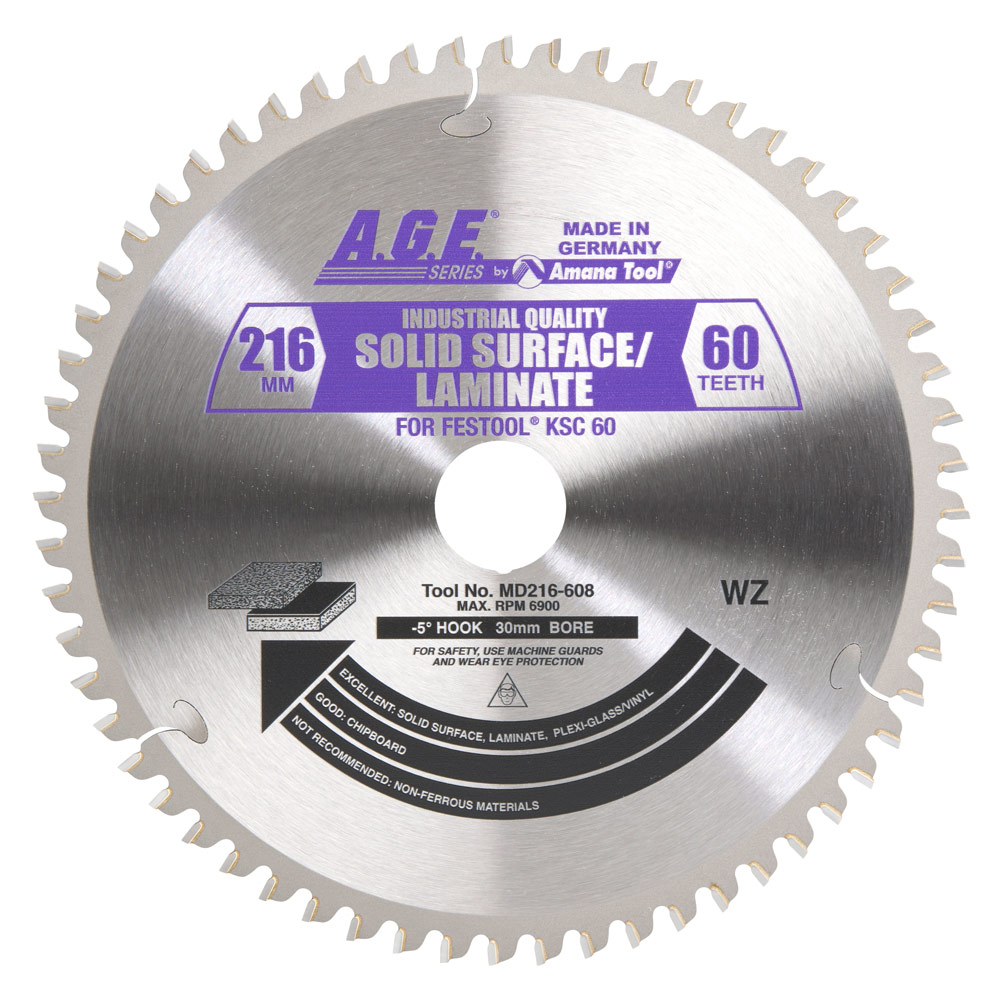 AGE MD216-608 LAMINATE 216MM X 60T XFESTOOL