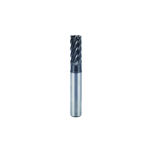 YG1-UGMH09971 - 1(R.090) x 1 x 1-1/4 x 2-1/4 x 4 - V7 Plus A 6 Flute 45 Degree Helix Corner Radius Extended Neck End Mill