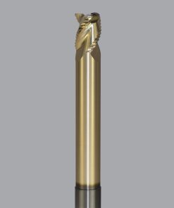 Onsrud AMC800427 Solid Carbide end mill 3FL 5/8 x 3/4 x 6 OAL 0.030 CR For ISO N Non-Ferrous, Aluminum, Brass, Bronze, Copper, 5/8 Shank, ZrN Coated