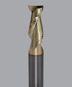 Onsrud AMC800269 Solid Carbide end mill 2FL 5/8 x 1-3/8 x 3-1/2 OAL 0.030 CR For ISO N Non-Ferrous, Aluminum, Brass, Bronze, Copper, 5/8 Shank, ZrN Coated