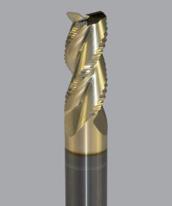 Onsrud AMC800413 Solid Carbide end mill 3FL 5/8 x 1-3/8 x 3-1/2 OAL 0.060 CR For ISO N Non-Ferrous, Aluminum, Brass, Bronze, Copper, 5/8 Shank, ZrN Coated