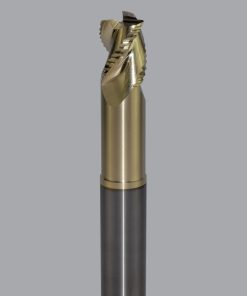 Onsrud AMC800419 Solid Carbide end mill 3FL 5/8 x 3/4 x 4 OAL 0.030 CR For ISO N Non-Ferrous, Aluminum, Brass, Bronze, Copper, 5/8 Shank, ZrN Coated