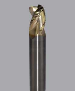 Onsrud AMC800431 Solid Carbide end mill 3FL 3/4 x 1/1 x 3 OAL 0.120 CR For ISO N Non-Ferrous, Aluminum, Brass, Bronze, Copper, 3/4 Shank, ZrN Coated