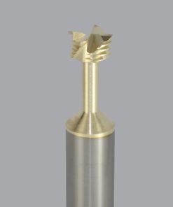 Onsrud 34-109 Soild Carbide 4FL 453/1000 x 1/4 x 3 OAL For Honeycomb Panel, 1/2 Shank, ZrN Coated