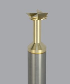 Onsrud 34-123 Soild Carbide 4FL 563/1000 x 13/100 x 3 OAL For Honeycomb Panel, 1/2 Shank, ZrN Coated