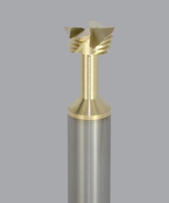 Onsrud 34-125 Soild Carbide 4FL 563/1000 x 1/4 x 3 OAL For Honeycomb Panel, 1/2 Shank, ZrN Coated