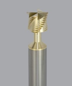 Onsrud 34-129 Soild Carbide 4FL 563/1000 x 1/2 x 3 OAL For Honeycomb Panel, 1/2 Shank, ZrN Coated