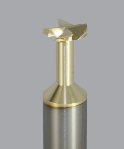 Onsrud 34-131 Soild Carbide 4FL 63/100 x 13/100 x 3 OAL For Honeycomb Panel, 5/8 Shank, ZrN Coated