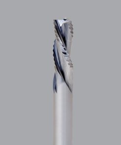 Onsrud 60-006 Solid Carbide rougher router 3FL 1/2 x 1-1/8 x 3-1/2 OAL For Soft Wood, Hard Wood, Wood Composites, Hard Plastic, Soft Plastic, 1/2 Shank