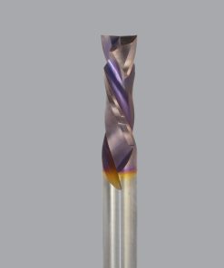 Onsrud 60-124MC Solid Carbide router 2FL 3/8 x 1-1/8 x 3 OAL For Double-Sided Laminated and Veneered Wood Composites, 3/8 Shank, Marathon Coated