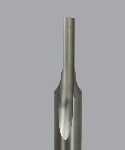 Onsrud 61-042L Solid Carbide router 1FL 1/8 x 1/2 x 2 OAL For Soft Plastic, Hard Plastic, 1/4 Shank