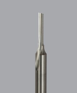 Onsrud 61-043 Solid Carbide router 1FL 1/8 x 5/8 x 4 OAL For Soft Plastic, Hard Plastic, 1/4 Shank