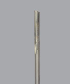 Onsrud 61-085 Solid Carbide router 1FL 1/4 x 1/1 x 3-1/4 OAL For Soft Plastic, Hard Plastic, 1/4 Shank