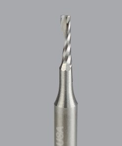 Onsrud 63-751 Solid Carbide router 1FL 1/16 x 1/4 x 2 OAL For Soft Plastic, Solid Surface, 1/8 Shank