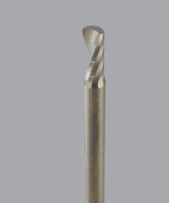 Onsrud 63-762 Solid Carbide router 1FL 1/8 x 1/2 x 2 OAL For Soft Plastic, Solid Surface, 1/4 Shank