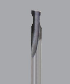 Onsrud 66-082 Solid Carbide router 1FL 1/4 x 3/8 x 2-1/2 OAL For Soft Plastic, Hard Plastic, Solid Surface, 1/4 Shank