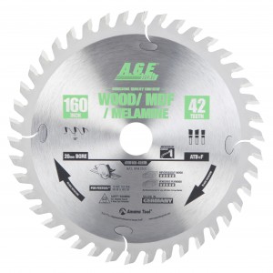 AGE MD160-423TB - MELAMINE 160x42T 20mm XFESTOOL