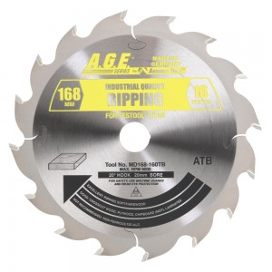 AGE MD168-160TB - RIPPING 168mmx16T 20mm xFESTOO