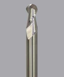 Onsrud AMC400018 Solid Carbide end mill 2FL 5/16 x 9/16 x 2-1/2 OAL Ball CR For ISO N Non-Ferrous, Aluminum, Brass, Bronze, Copper, 5/16 Shank, N/A Coated