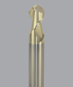 Onsrud AMC400075 Solid Carbide end mill 3FL 5/16 x 13/16 x 2-1/2 OAL 0.156 CR For ISO N Non-Ferrous, Aluminum, Brass, Bronze, Copper, 5/16 Shank, ZrN Coated