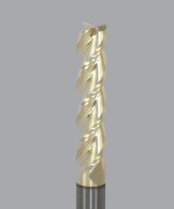 Onsrud AMC400079 Solid Carbide end mill 3FL 3/16 x 7/8 x 2-1/2 OAL Square CR For ISO N Non-Ferrous, Aluminum, Brass, Bronze, Copper, 3/16 Shank, ZrN Coated