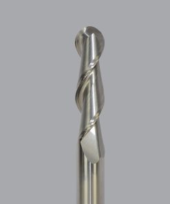 Onsrud AMC701538 Solid Carbide end mill 2FL 3/8 x 1-1/2 x 4 OAL Ball CR For ISO N Non-Ferrous, Aluminum, Brass, Bronze, Copper, 3/8 Shank, N/A Coated